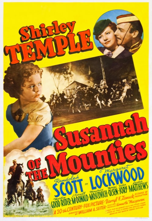 Susannah of the Mounties (1939) Movie Poster