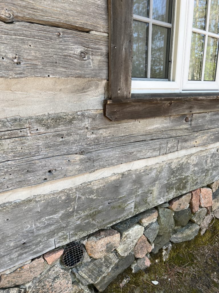 Initials on Cabin on the Hill Bon Echo