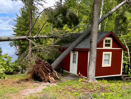 Historic Windstorm Sweeps Through Area Leaving Destruction – May 2022