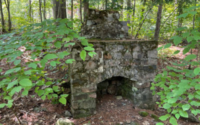 The Cement House Fireplace at Bon Echo