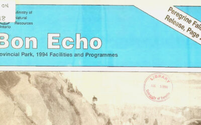 1994 Bon Echo Provincial Park Visitor Guide