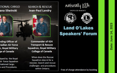 Land O’ Lake Speakers’ Forum #3 – Search & Rescue, International Cargo