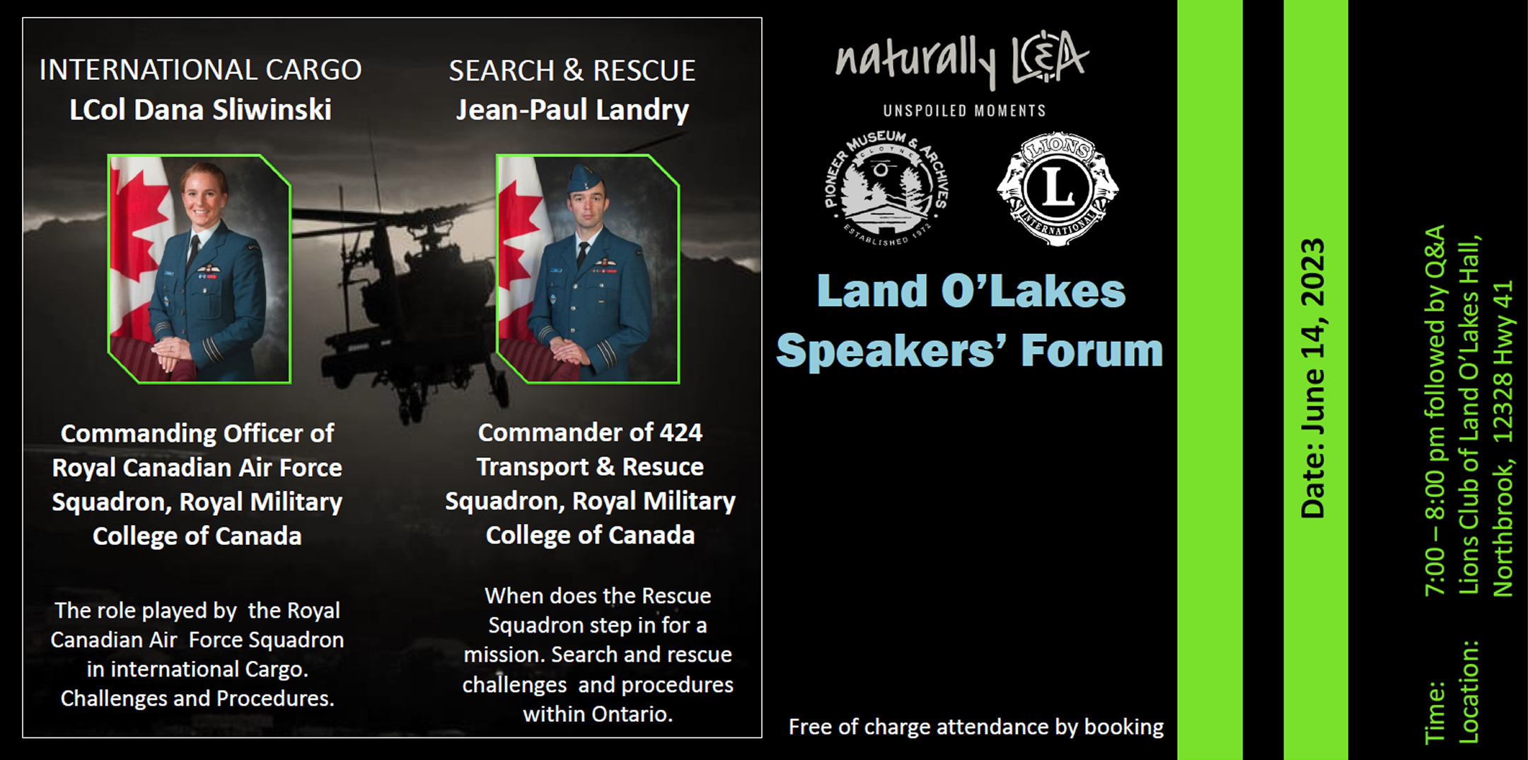 Land O' Lakes Speakers' Forum