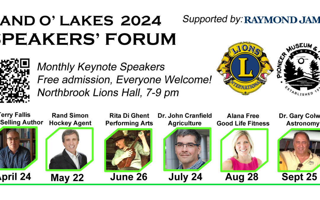 2024 Land O’ Lakes Speakers’ Forum Program