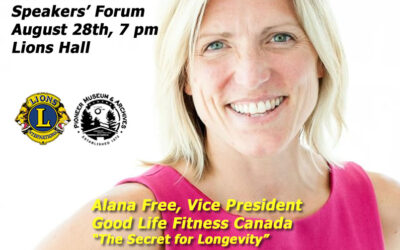 Alana Free – Join Us August 28th at the next Speakers’ Forum!