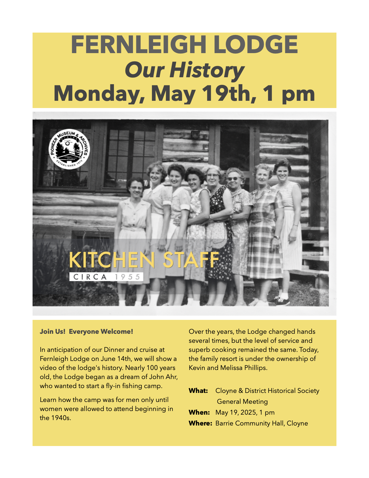Fernleigh Lodge Poster.1 Fernleigh Lodge - Our History, Poster