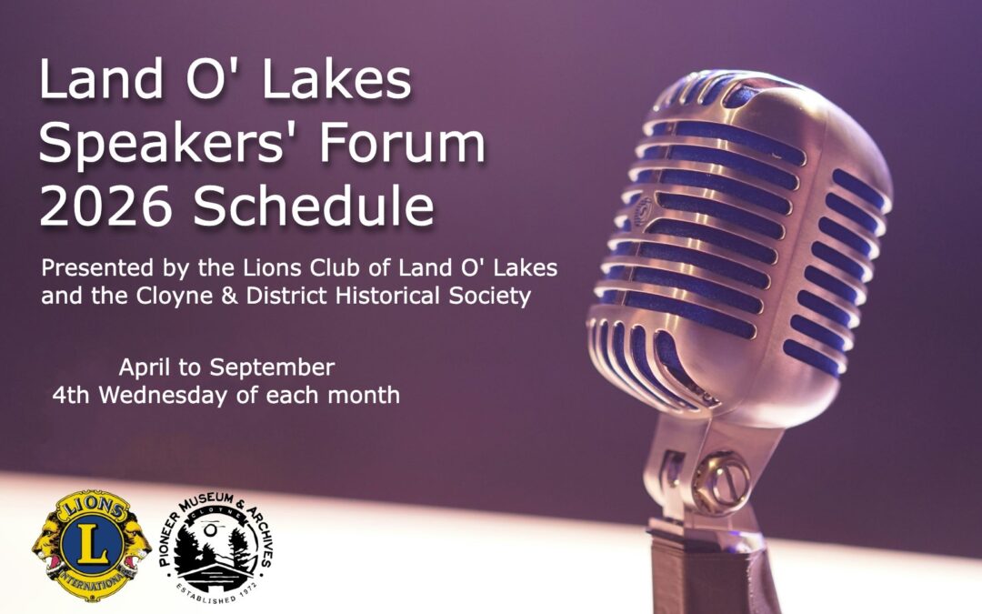 2026 Speakers’ Forum Schedule – April to September