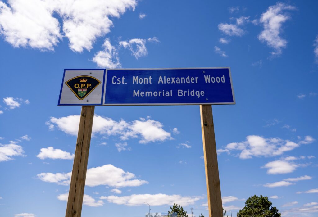 Highway Sign Mont Wood